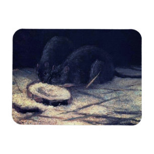 Vincent Van Gogh - Två råttor - Rat Lover Fine Art Magnet