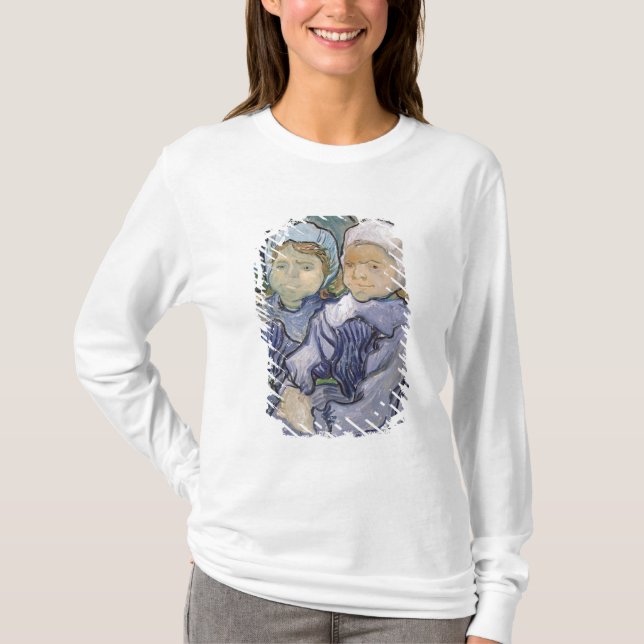 Vincent van Gogh| Två små flickor, 1890 Tee Shirt (Framsida)