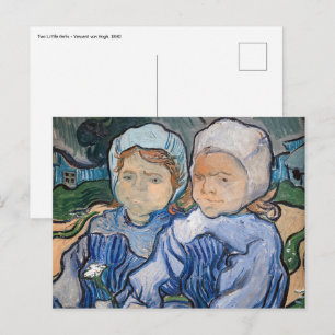 Vincent van Gogh - Två små flickor Vykort