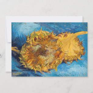 Vincent van Gogh - Två snittblommor Inbjudningar