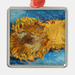 Vincent van Gogh - Två snittblommor Julgransprydnad Metall