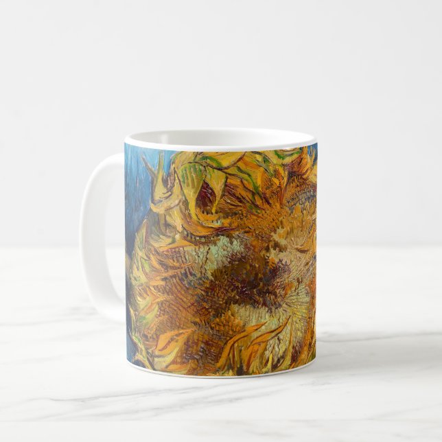 Vincent van Gogh - Två snittblommor Kaffemugg (Framsida vänster)