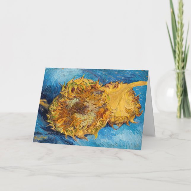 Vincent van Gogh - Två snittblommor Kort (Framsida)