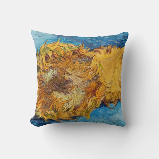 Vincent van Gogh - Två snittblommor Kudde (Framsida)