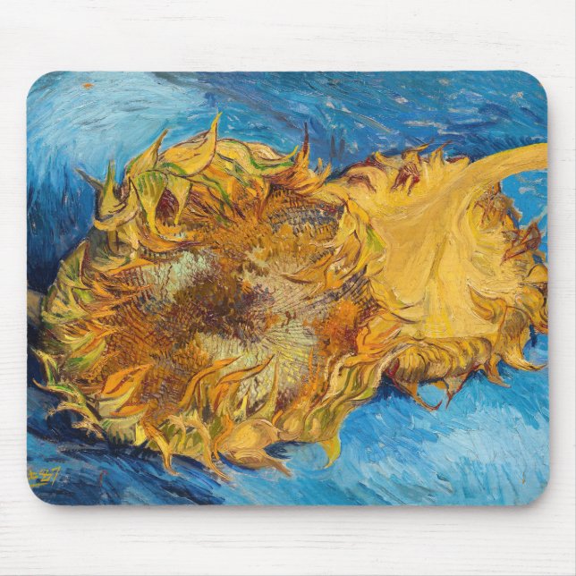 Vincent van Gogh - Två snittblommor Musmatta (Framsidan)