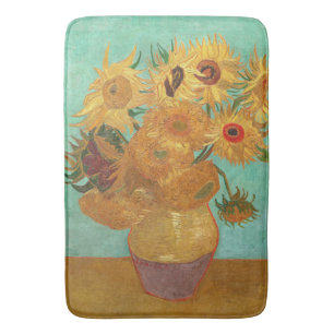 Vincent Van Gogh Twelve-blommor i A Vas Badrumsmatta