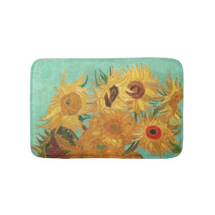 Vincent Van Gogh Twelve-blommor i A Vas Badrumsmatta