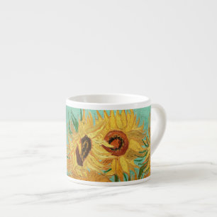 Vincent Van Gogh Twelve-blommor i A Vas Espressomugg