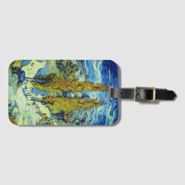 Vincent Van Gogh Two Poplars på Saint-Rémy Bagagebricka