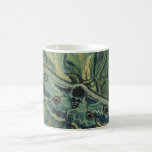 Vincent van Gogh - Underbar Peacock Moth Kaffemugg<br><div class="desc">Underbar Peacock Moth (1889) av Vincent van Gogh är en vintage bra konst som fortfarande livnär naturmålning i post impressionism. En insekt, kejsaren Moth, i en vår-trädgård med Calla Lily-blommor och andra växter. Van Gogh kallade det för en "dödens huvudmullvad" och målade en skalle på baksidan av kroppen. Om konstnären:...</div>