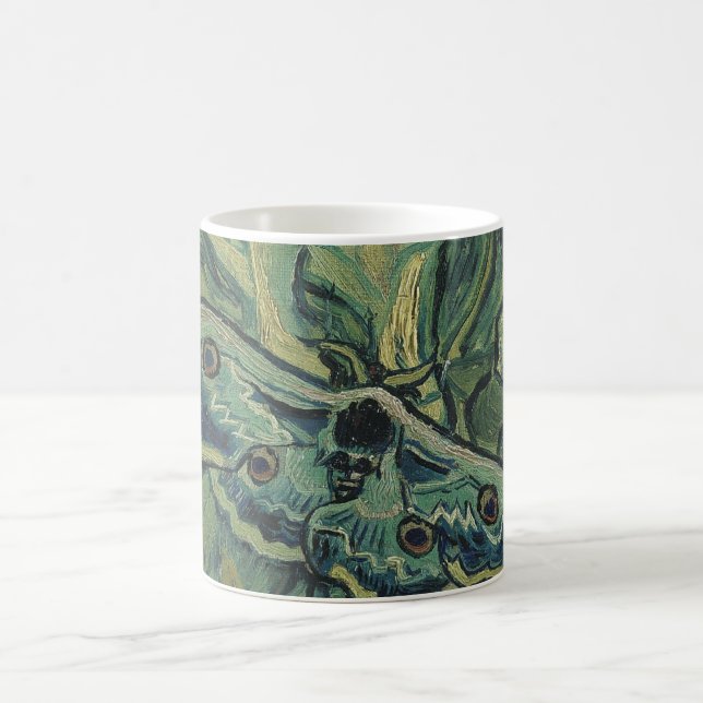Vincent van Gogh - Underbar Peacock Moth Kaffemugg (Center)