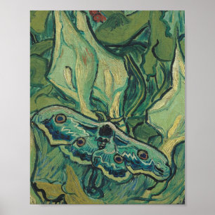 Vincent Van Gogh - Underbar Peacock Moth Poster