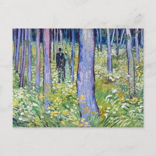 Vincent van Gogh Undergrowth med Two Figurer Vykort