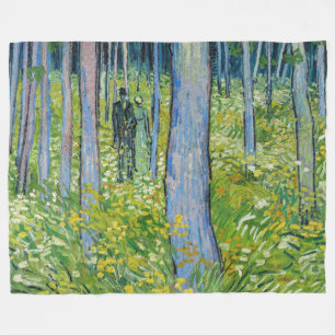 Vincent van Gogh - Undergrowth with Two Figurer Fleecefilt