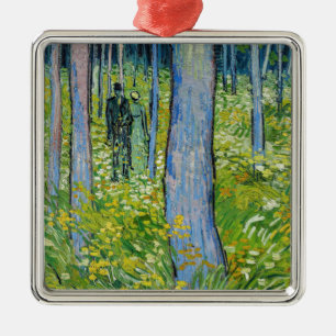 Vincent van Gogh - Undergrowth with Two Figurer Julgransprydnad Metall