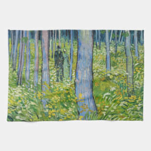 Vincent van Gogh - Undergrowth with Two Figurer Kökshandduk