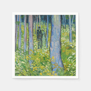 Vincent van Gogh - Undergrowth with Two Figurer Pappersservett