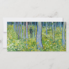 Vincent van Gogh - Undergrowth with Two Figurer Tack Kort