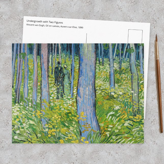 Vincent van Gogh - Undergrowth with Two Figures Vykort (Skapare uppladdad)