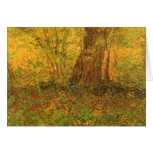 Vincent van Gogh - Undervegetation Hälsningskort