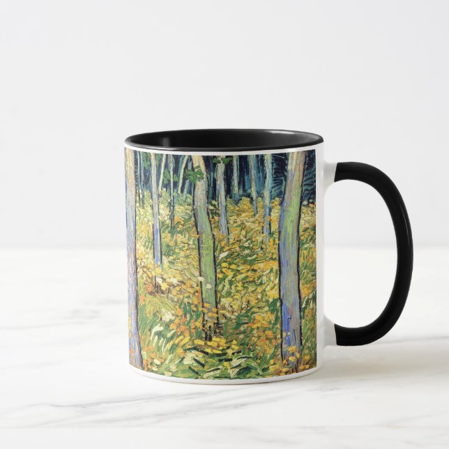 Vincent Van Gogh - Undervegetation med två figurer Mugg (Höger)