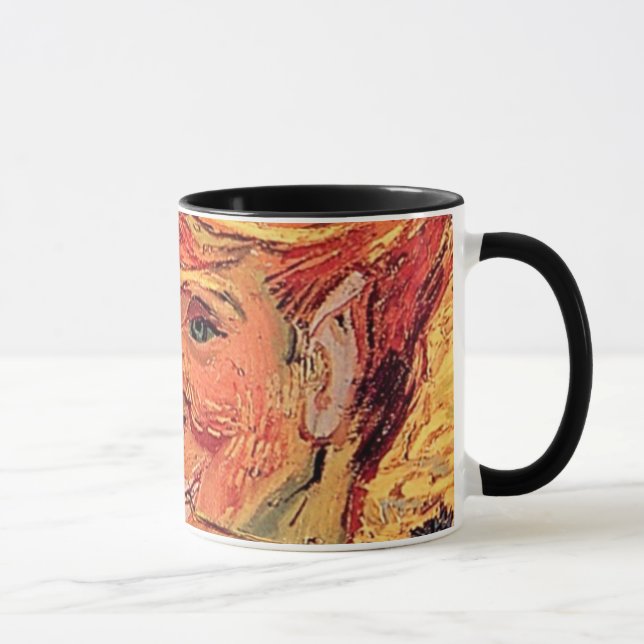 Vincent Van Gogh - Ung man med blåklint Mugg (Höger)