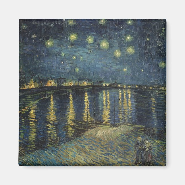 Vincent van Gogh | Upptrappningsnatt över Rhen Magnet (Framsidan)