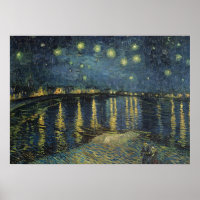Vincent van Gogh | Upptrappningsnatt över Rhen