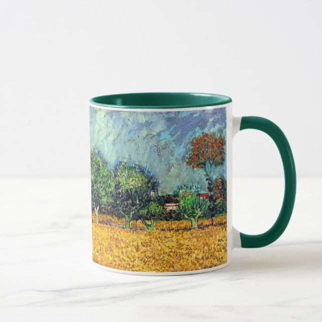 Vincent Van Gogh - Utsikt över Arles med Irisar Mugg (Höger)