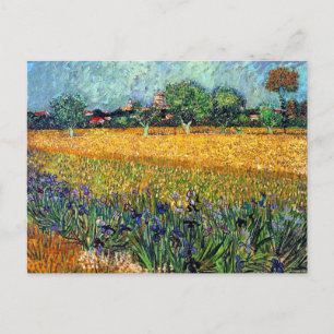 Vincent Van Gogh - Utsikt över Arles med Irisar Vykort