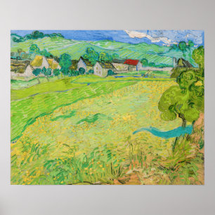 Vincent van Gogh - Utsikt över Vessenots nära Auve Poster