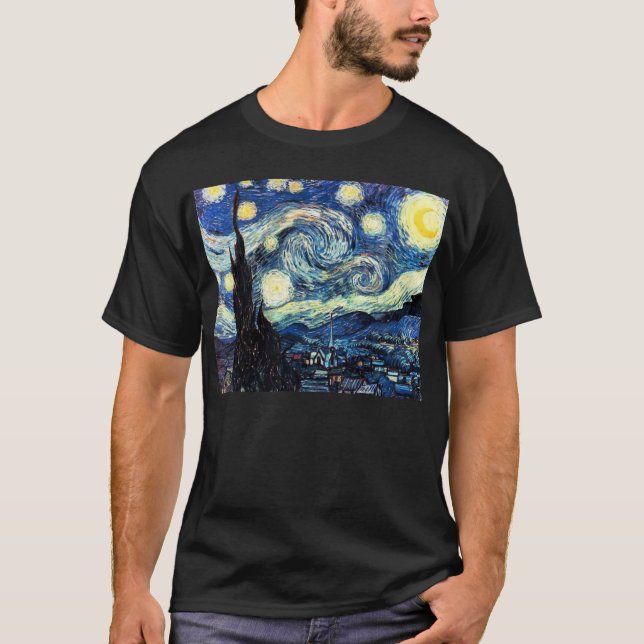 Vincent Van Gogh vaggar skjortan Tee (Framsida)