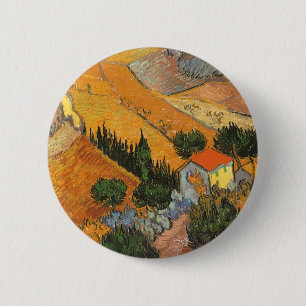 Vincent van Gogh - Valley med Plowman Knapp