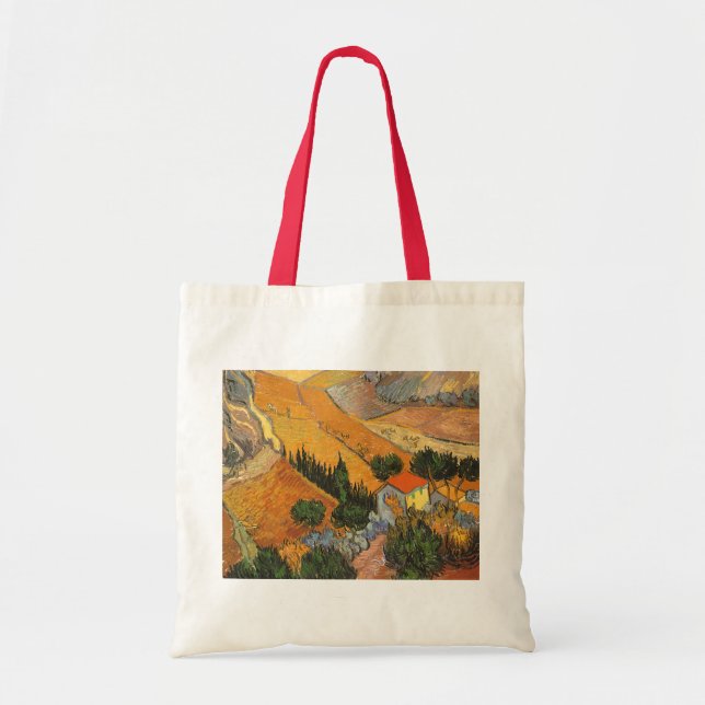 Vincent van Gogh - Valley med Plowman Tygkasse (Framsidan)
