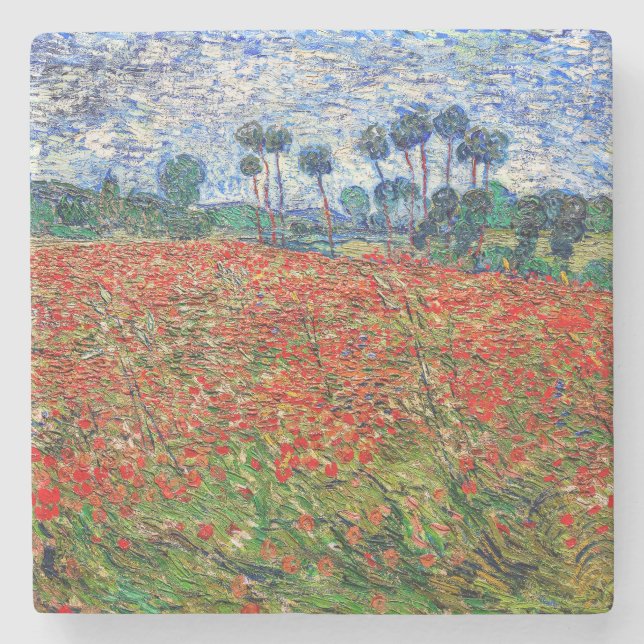 Vincent van Gogh - Vallmofält Stenunderlägg (Framsidan)