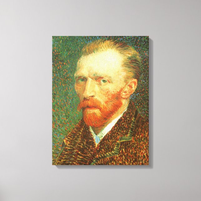 Vincent van Gogh - Van Gogh Självporträtt Canvastryck (Framsida)