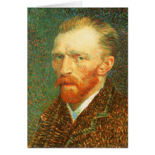 Vincent van Gogh - Van Gogh Självporträtt Hälsningskort