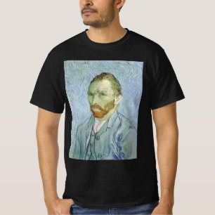 Vincent van Gogh - Van Gogh självporträtt i blått T-shirt
