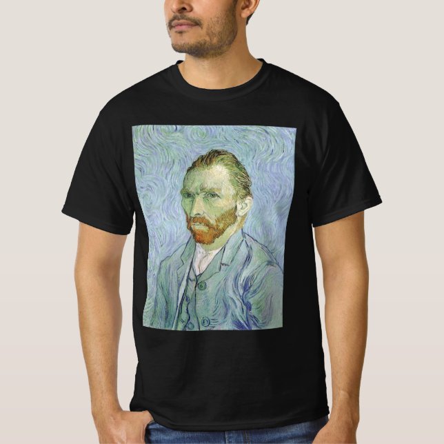 Vincent van Gogh - Van Gogh självporträtt i blått T-shirt (Framsida)