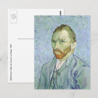 Vincent van Gogh - Van Gogh Självporträtt i blått Vykort
