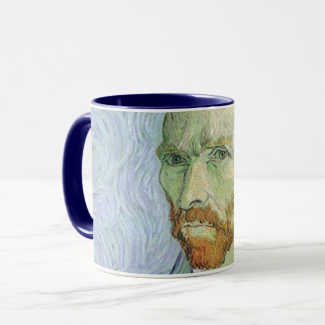Vincent van Gogh - Van Gogh Självporträtt in Blue Mugg (Framsida vänster)