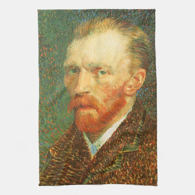 Vincent van Gogh - Van Gogh Självporträtt Kökshandduk (Vertikal)