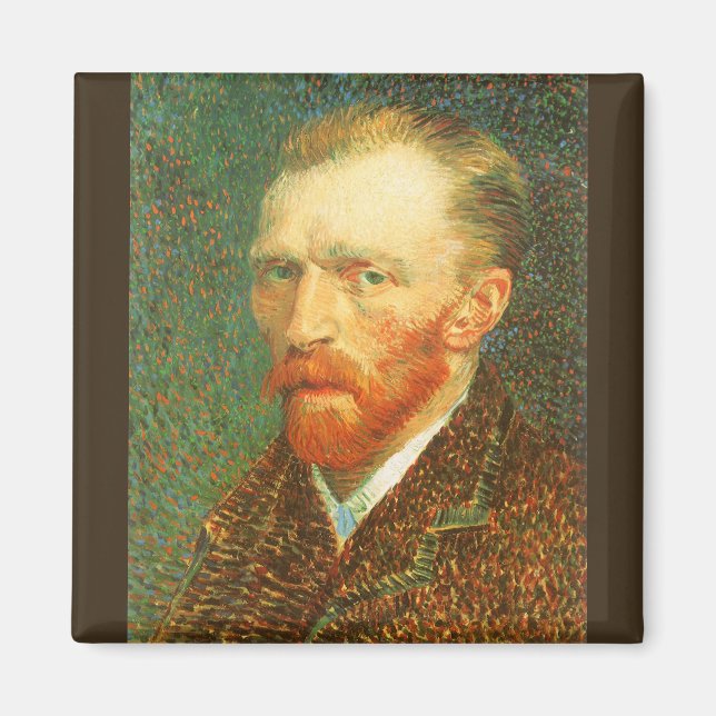 Vincent van Gogh - Van Gogh Självporträtt Magnet (Framsidan)