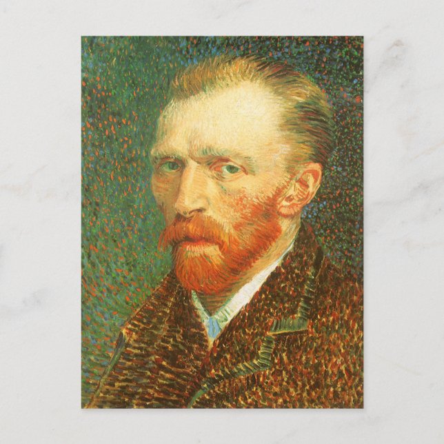 Vincent van Gogh - Van Gogh Självporträtt Vykort (Framsida)