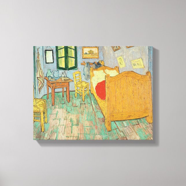Vincent van Gogh | Van Goghs Bedroom i Arles Canvastryck (Framsida)