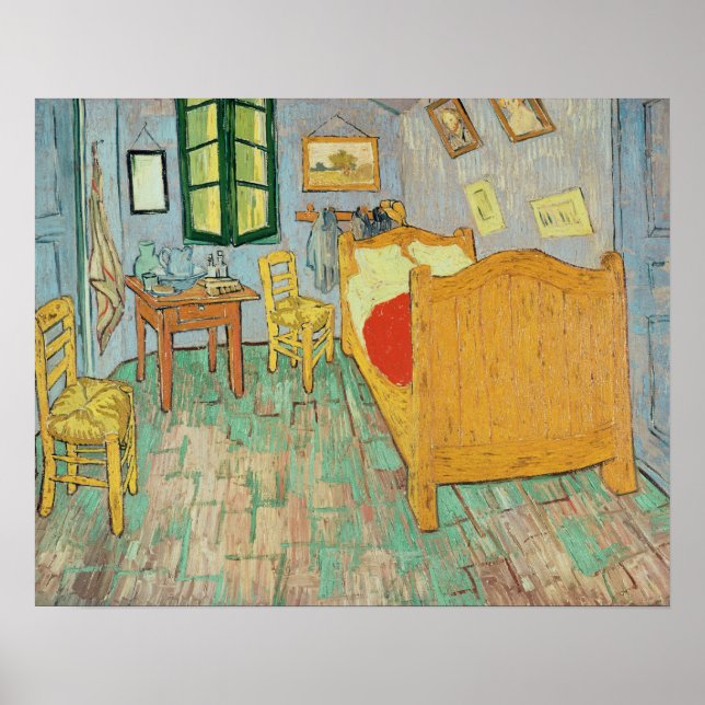 Vincent van Gogh | Van Goghs Bedroom i Arles Poster (Framsidan)