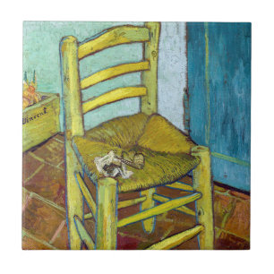 Vincent van Gogh - Van Goghs ordförande Kakelplatta