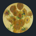 Vincent van Gogh - Vas med 15 solblommor<br><div class="desc">Vas med 15 solrosor / Vas avec quinze tournesols - Vincent Van Gogh,  augusti 1888 - Sunblommor 1888 fouth,  version (F454)</div>