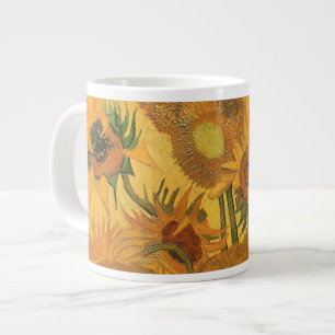 Vincent van Gogh - Vas med 15 solblommor Jumbo Mugg