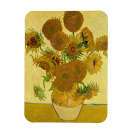 Vincent van Gogh - Vas med 15 solblommor Magnet